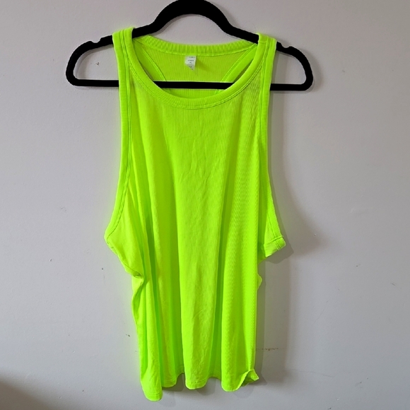 Old Navy Neon 3X or 2X  Yellow Tank Top - Picture 1 of 7
